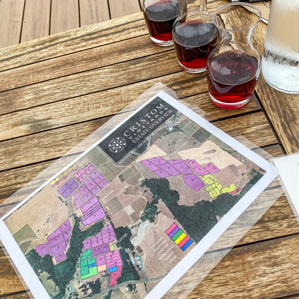 The best wineries in Willamette Valley. Cristom Vineyards. Salem, Oregon