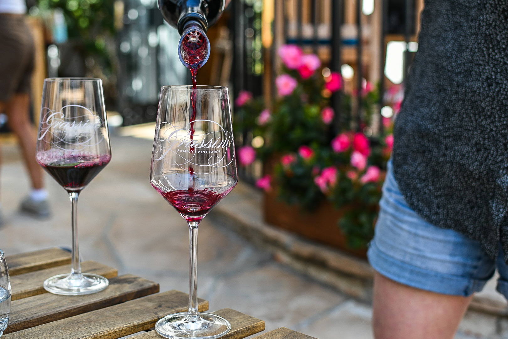 Grassini Family Vineyards Tasting Room in Downtown Santa Barbara. Best wineries in Santa Barbara. Best wine tasting rooms in Santa Barbara. Wineries to visit in Santa Barbara. Landry Has Landed Wineries.